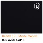Hábitat 19 - Miarte Madera 006 Azul Capri