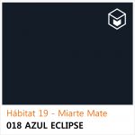 Hábitat 19 - Miarte Mate 018 Azul Aclipse