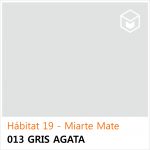 Hábitat 19 - Miarte Mate 013 Gris Agata