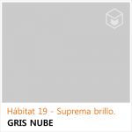 Hábitat 19 - Suprema brillo Gris Nube