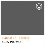 Hábitat 18 - Lacalux Gris Plomo