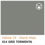 Hábitat 19 - Miarte Mate 014 Gris Tormenta