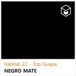Hábitat 22 - Top Guapa Negro Mate