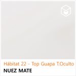 Hábitat 22 - Top Guapa Tirador Oculto Nuez Mate