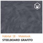 Hábitat 18 - Matelook Steelboard Grafito