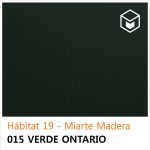 Hábitat 19 - Miarte Madera 015 Verde Ontario