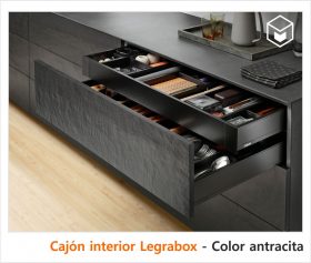 Complementos - Cajón interior Legrabox - Color antracita