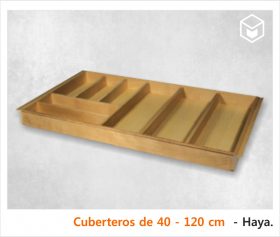 Complementos - Cuberteros de crecimiento de 40 - 120 cm - Haya