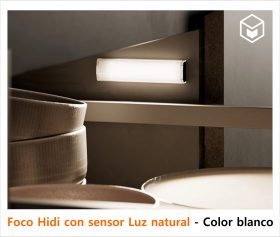 Complementos - Iluminación - Foco Hidi con sensor Luz natural