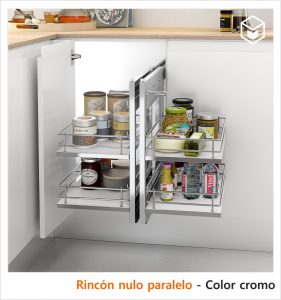 Complementos - Interiorismo Serie - Rincón nulo paralelo - Color cromo