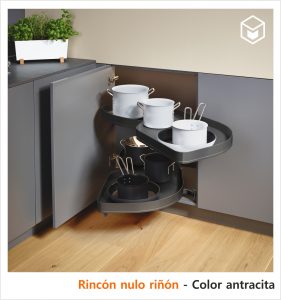 Complementos - Interiorismo KS - Rincón nulo riñón - Color antracita