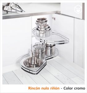 Complementos - Interiorismo KS - Rincón nulo riñón - Color cromo