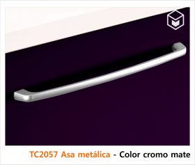 Complementos - Tirador TC2057 Arrow - Color cromo mate