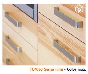 Complementos - Tirador TC4060 Sense mini - Color inox.