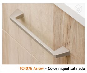 Complementos - Tirador TC4076 Arrow - Color níquel satinado