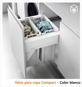 Complementos - Interiorismo de serie Tova para ropa Compact - Color blanco