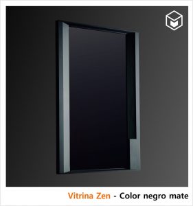 Complementos - Vitrinas metálicas Zen- Color negro mate